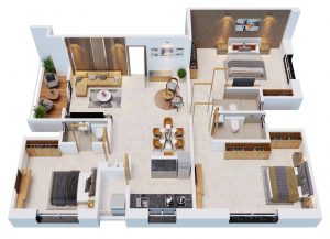 nirman serene floor plan